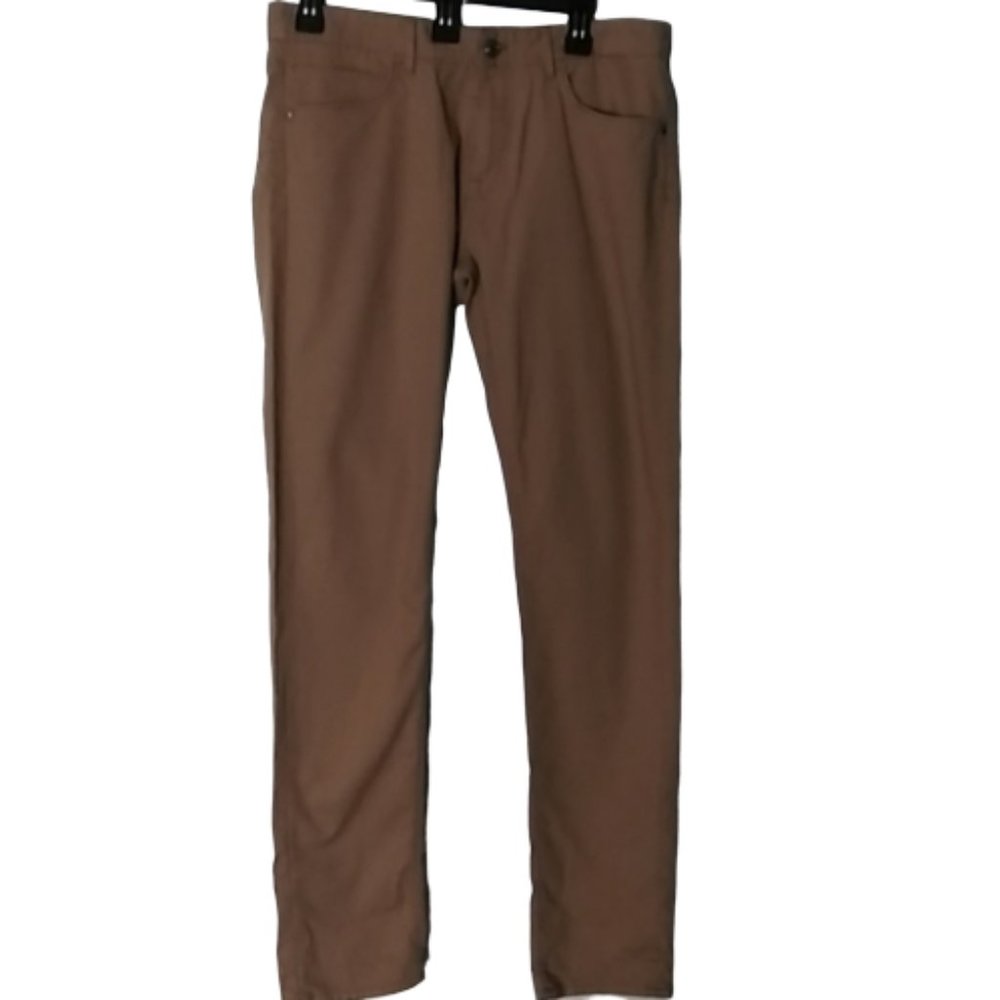 Mossimo Dutti beige mens textured cotton pants